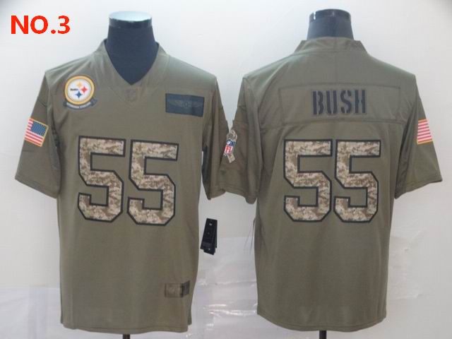 Cheap Men's Pittsburgh Steelers #55 Devin Bush Jerseys-39